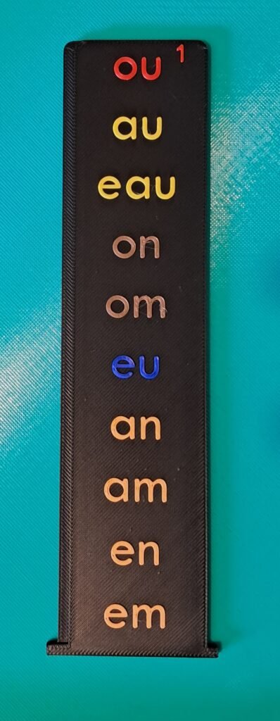 Réglette Numéro 1