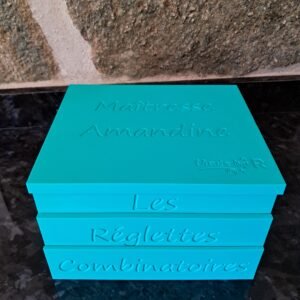 Réglette combinatoire - Boîte de 10 - Script