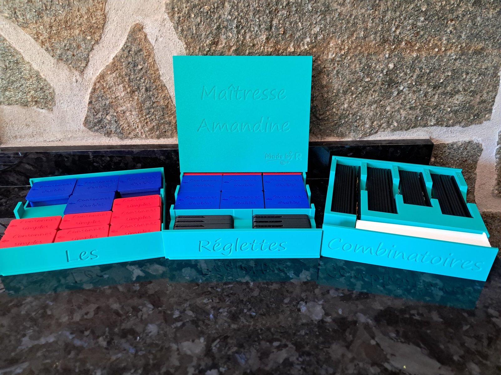 Réglette combinatoire - Boîte de 10 - Script – Image 3