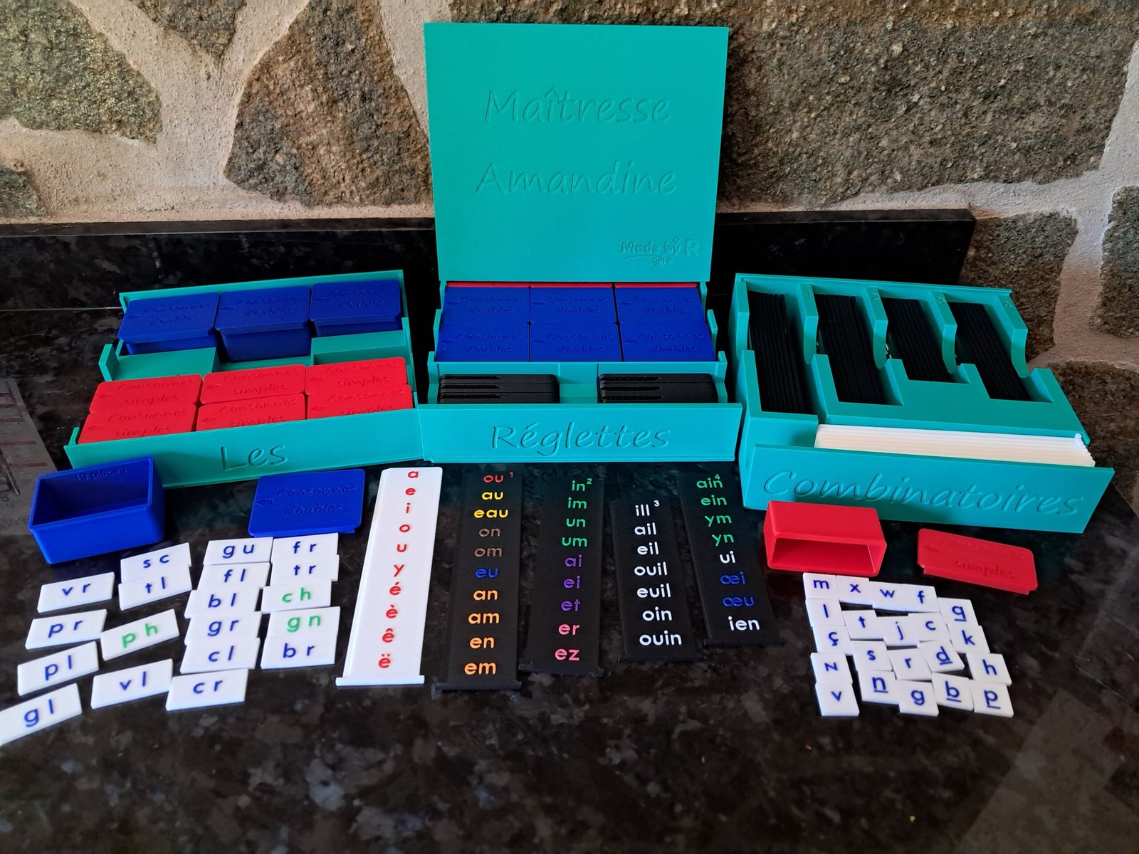 Réglette combinatoire - Boîte de 10 - Script – Image 2