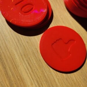 Jetons de motivation / travail - Jetons de 10 - Lot de 20