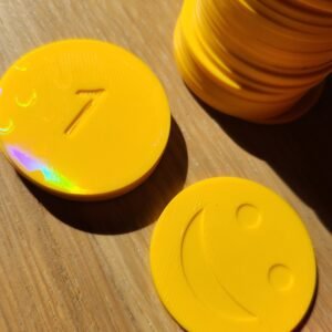 Jetons de motivation / travail - Jetons de 1 - Lot de 30