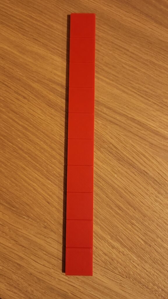 Barre de numération de 10, magnétique