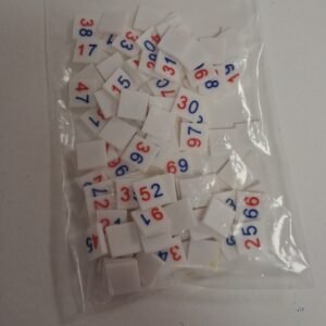 Jetons pour tableau des nombres de 0 à 99.